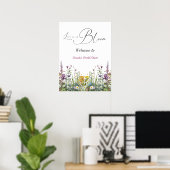 Poster L'amour est dans la Fête des mariées fleurie Fleur (Bureau à domicile)