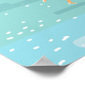 Poster "L'amour est dans l'air !" La Saint Valentin moder (Coin)