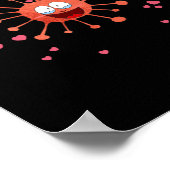 Poster L'Amour Est Dans L'Air Mais La Grippe Valentine L' (Coin)