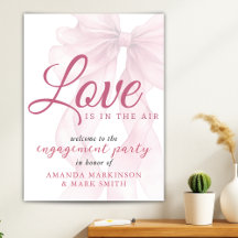 L'amour est dans l'air Nœud Mauve de Fiançailles B