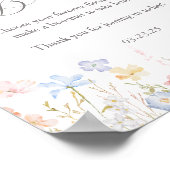 Poster L'Amour Est Dans Le Panneau Barre De Fleur (Coin)