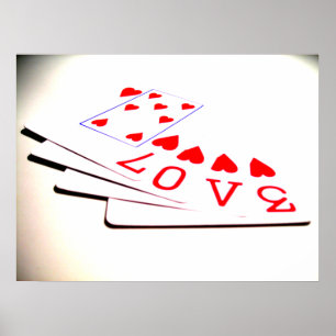 Poster L'amour est dans les cartes