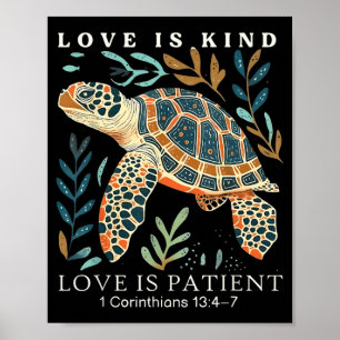 Poster L'amour est doux l'amour est patient 1 corinthiens