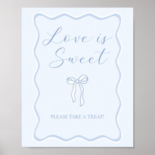 Poster L'amour est doux, le bleu qui fait un nœud, Cadeau