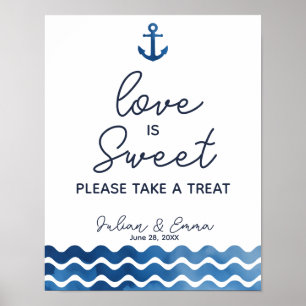 Poster L'amour est doux, moderne, mariage/signe de fête
