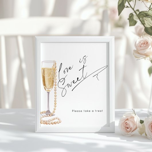 Poster L'amour est doux Perles et Fête des mariées de Pro