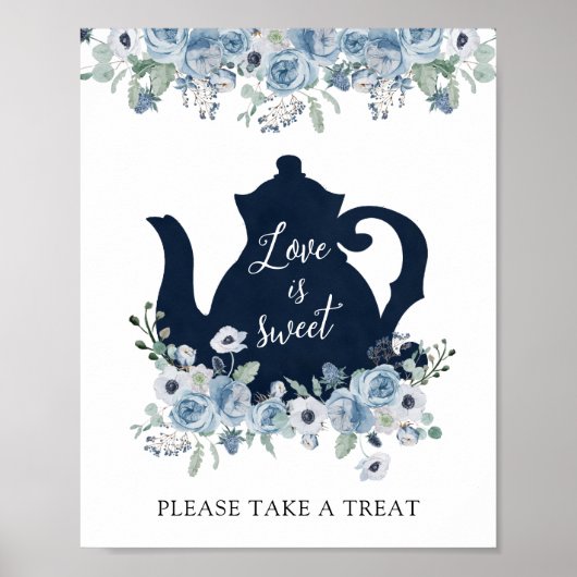 Poster L'amour est doux Prenez un goûter Mariage Tea Show (Devant)