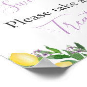 Poster L'amour est doux, prenez une friandise Faveur de d (Coin)