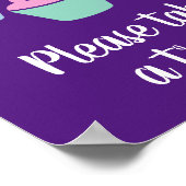 Poster L'amour est doux, s'il vous plaît prenez un signe  (Coin)