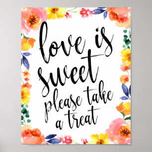 Poster L'amour est doux, s'il vous plaît prenez une frian