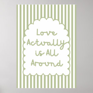 Poster L'Amour Est En Fait Tout Autour