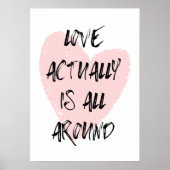 Poster L'amour est en fait tout autour (Devant)