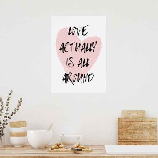 Poster L'amour est en fait tout autour (Cuisine)