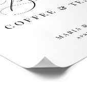 Poster L'amour est en train de faire du café de mariage m (Coin)