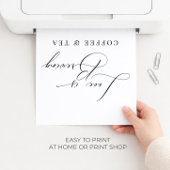 Poster L'amour est en train de faire du café de mariage m