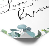 Poster L'amour est en train de se préparer Signe Thé Temp (Coin)