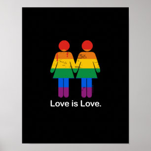 Poster L'AMOUR EST L'AMOUR COUPLE LESBIEN -.png