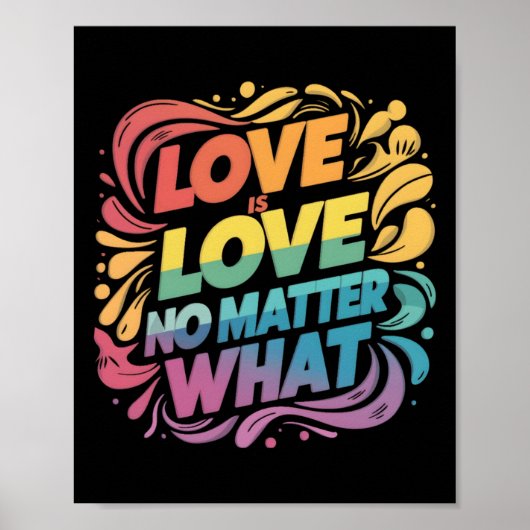 Poster L'Amour Est L'Amour Pas Ce Sticker (Devant)