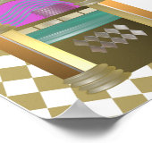 Poster L'amour est le 50ème anniversaire d'or Bienvenue a (Coin)