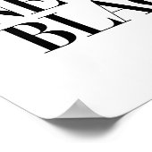 POSTER L'AMOUR EST LE NOUVEAU NOIR (Coin)