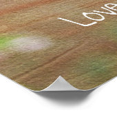 Poster L'amour est le Rose patient (Coin)