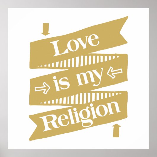 Poster L'amour est ma religion (Devant)
