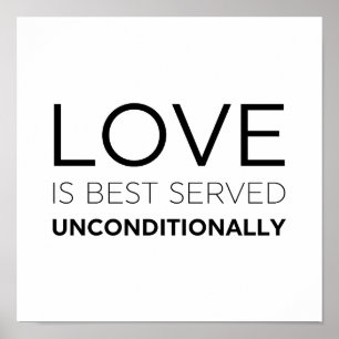 Poster L'Amour Est Mieux Servi Sans Condition