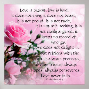 Poster L'amour est patient