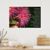 Poster L'amour est Patient Bible verse Mariage Cadeau (Cuisine)
