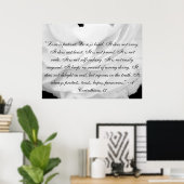 Poster L'amour est patient. L'amour est doux. (Bureau à domicile)
