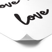 Poster L'amour est patient, l'amour est une bonne citatio (Coin)