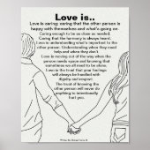 Poster L'amour est... __Poster (Devant)