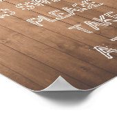 Poster L'amour est sucré s'il vous plaît prendre un plais (Coin)