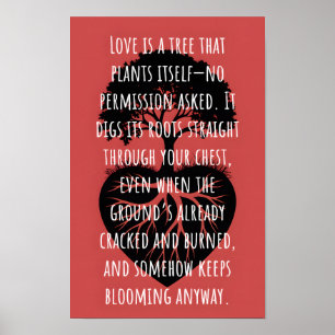Poster L'amour est un arbre
