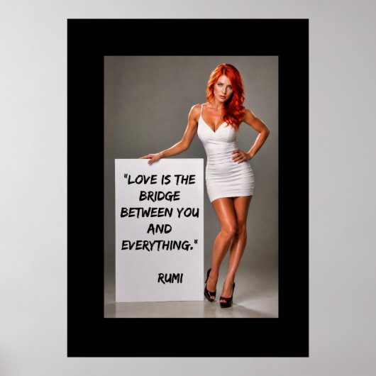 Poster L'amour est un pont (Devant)