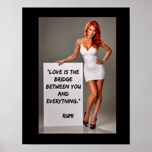 Poster L'amour est un pont (Devant)