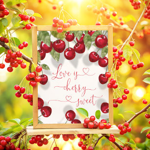 Poster L'amour est un sucré cerise