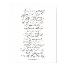 L'amour est une source d'inspiration patiente vers