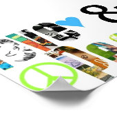 Poster L'amour et la paix (Coin)