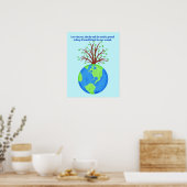 Poster L'amour et sauver la Terre L'art pour l'environnem (Cuisine)