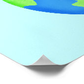 Poster L'amour et sauver la Terre L'art pour l'environnem (Coin)