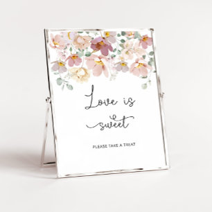 Poster L'amour fleur sauvage est doux prendre un plaisir