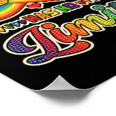 Poster L'Amour gay pride N'A Pas De Limites À Dire L'Infi (Coin)