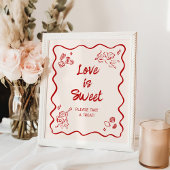 Poster L'Amour Italien Rouge Est Doux