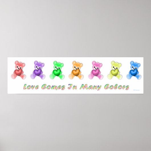 Poster L'amour KRW vient dans de nombreuses couleurs (Devant)