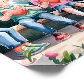 Poster L'amour l'autre Christian Nursery Wall Art (Coin)