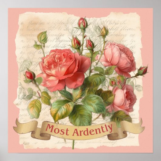 Poster L'AMOUR - Le plus ardemment - M. Darcy (Devant)