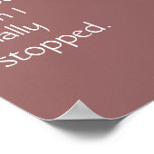 Poster "L'amour m'a trouvé" Imprimer (Coin)