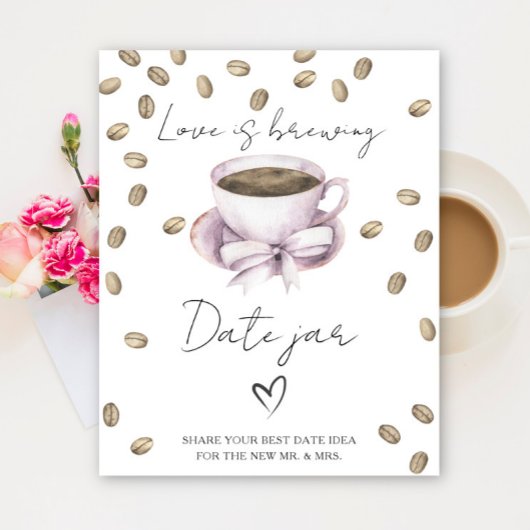 Poster L'amour mijote idées de soirée de douche de mariée