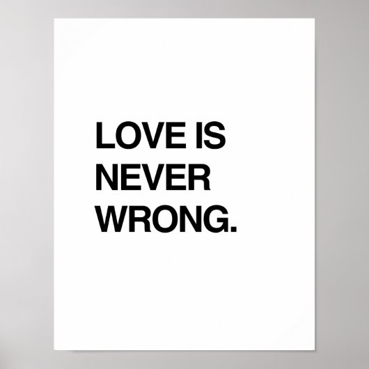POSTER L'AMOUR N'A JAMAIS TORT (Devant)